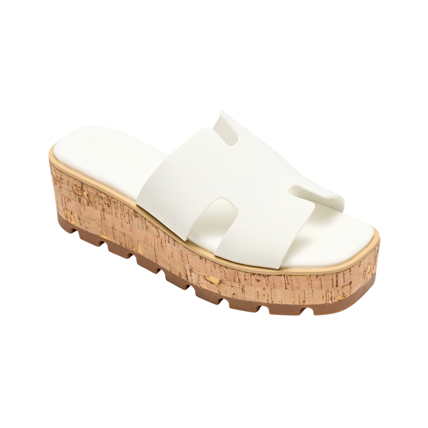 Eden Cork Wedge Sandals