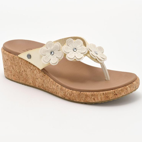 SK - Rare Blossom Cork Wedge Sandals – The Wedge That Stops Traffic
