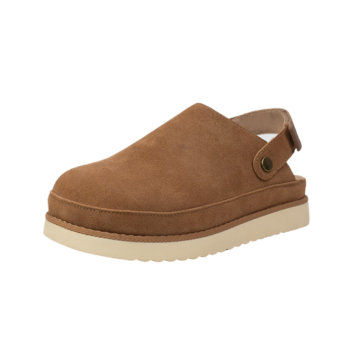 Pia Convertible Suede Clogs