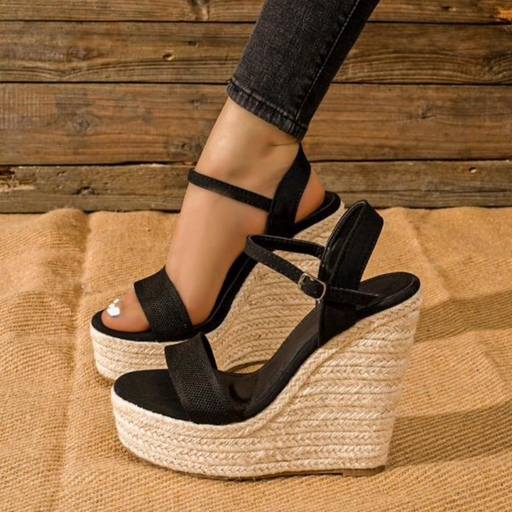 Capri Espadrille Wedge Sandals – The Heel That Makes You Feel Like You're on Vacation