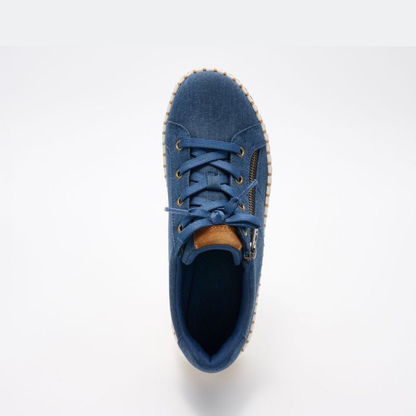 Zip Stride Canvas Sneakers – Lace-Free. Zipper-Easy.