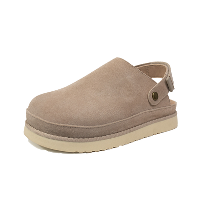 Pia Convertible Suede Clogs