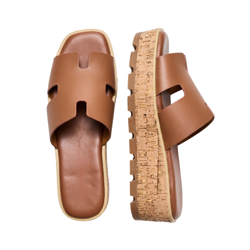 Eden Cork Wedge Sandals