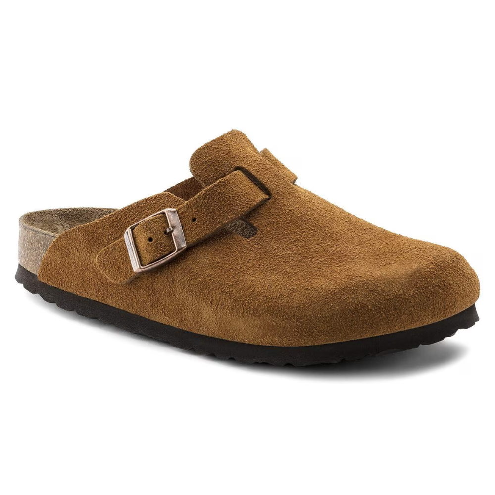 Boston Suede Cork Clogs