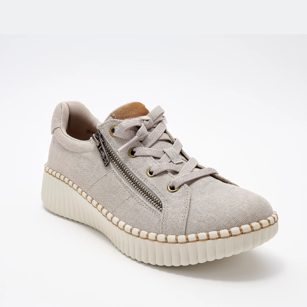 Zip Stride Canvas Sneakers – Lace-Free. Zipper-Easy.
