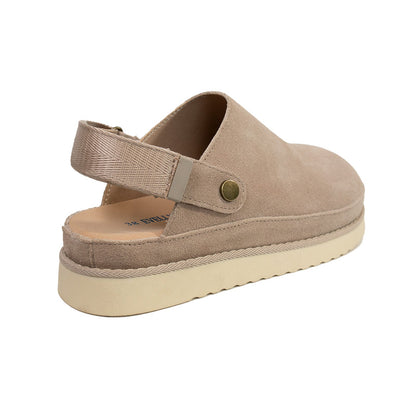 Pia Convertible Suede Clogs