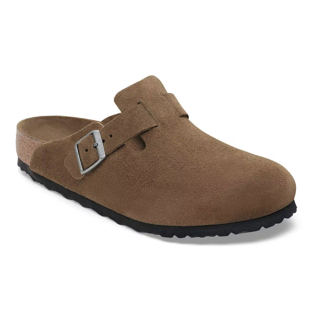 Boston Suede Cork Clogs