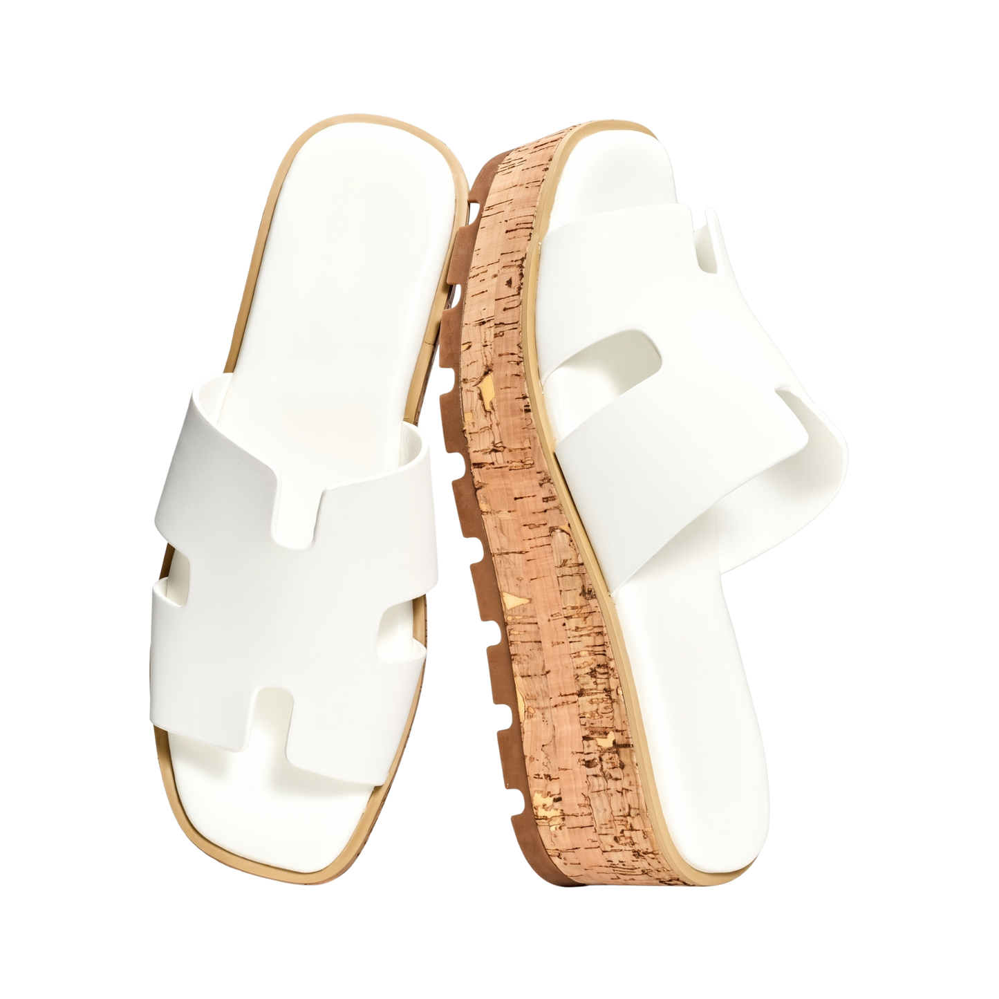 Eden Cork Wedge Sandals