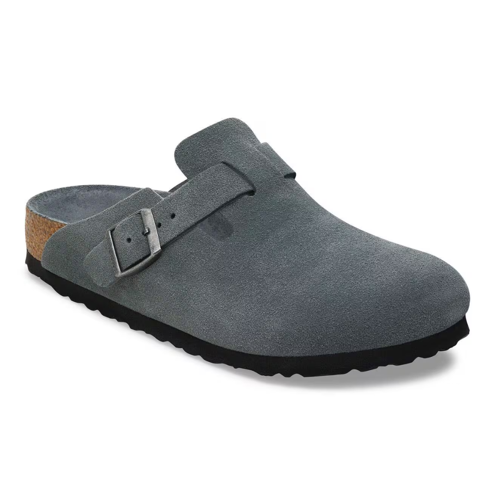 Boston Suede Cork Clogs