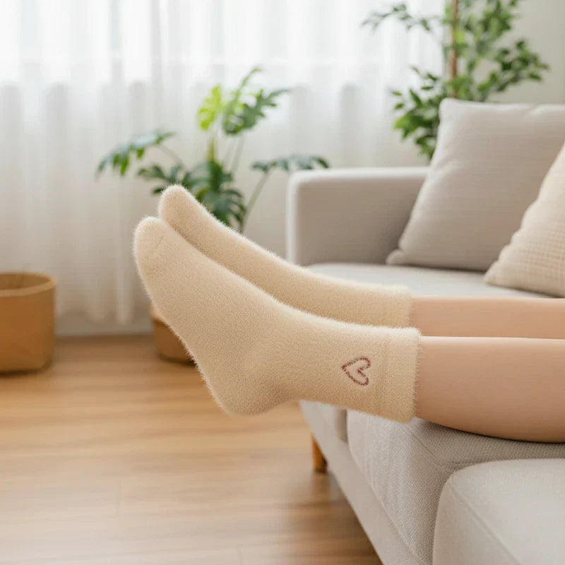 5 Pairs of Socks – Plush Cozy Comfort