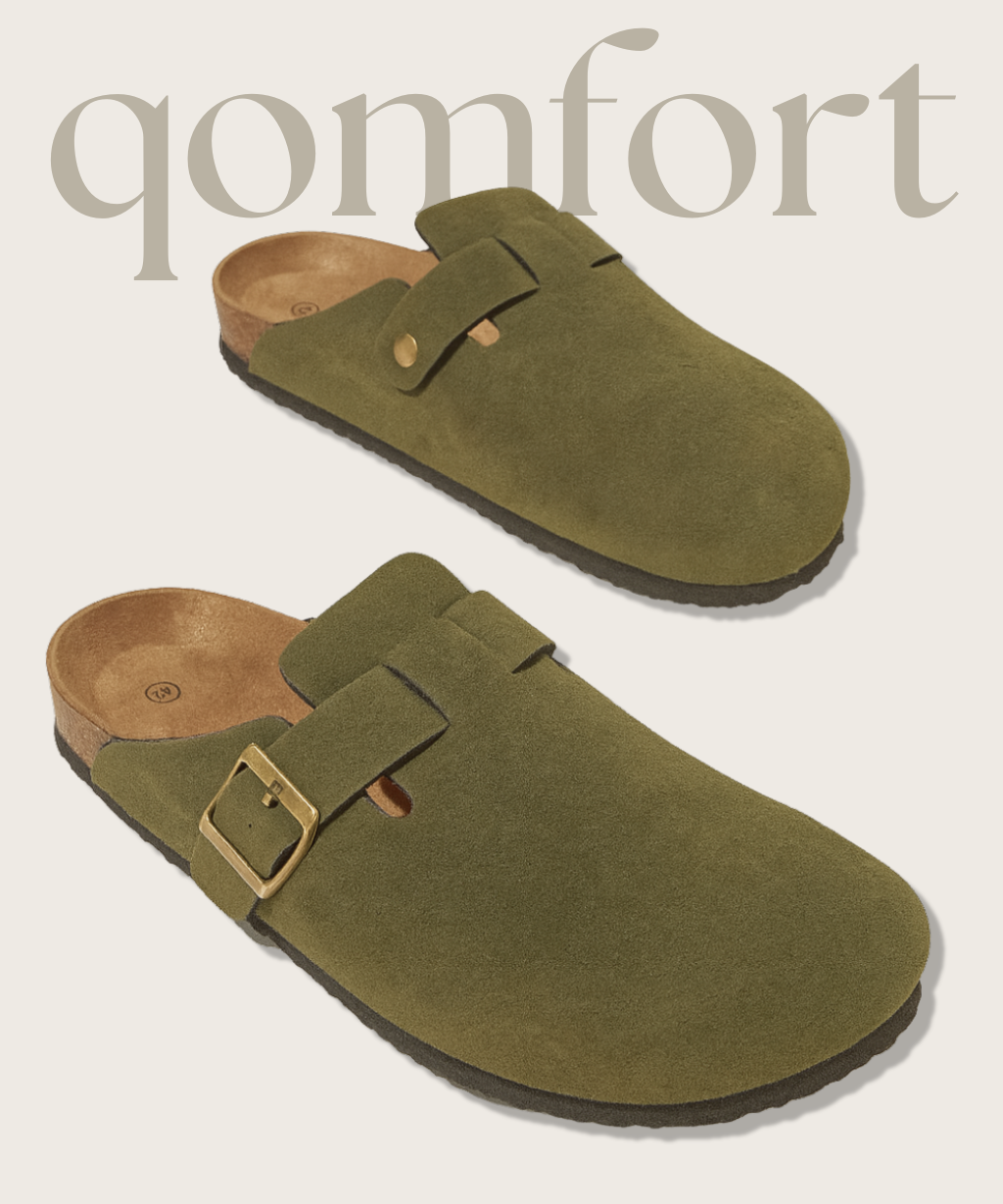 Maren Genuine Suede Clogs