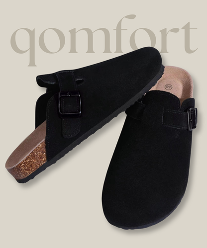 Maren Genuine Suede Clogs