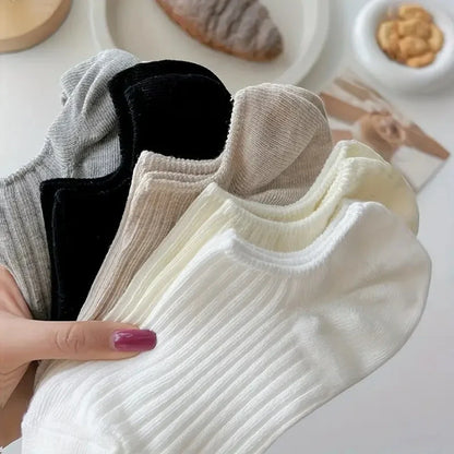 5 Pairs of Socks - Soft Neutrals Set