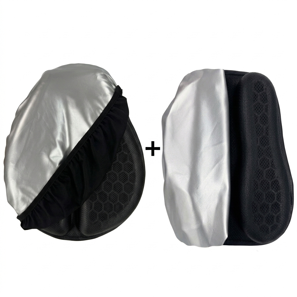 Waterproof cover pack for rider and passenger gel cushions