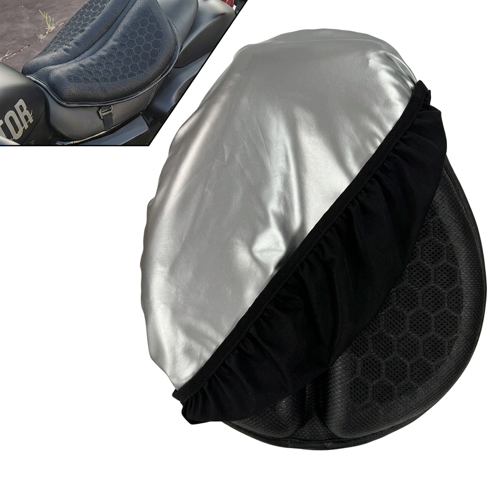 Waterproof UV-protected cover for the rider gel cushion