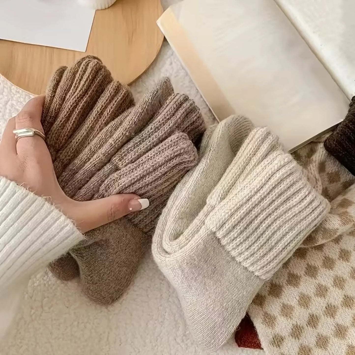 5 Pairs of Socks – Cozy Warmth for Autumn & Winter Comfort
