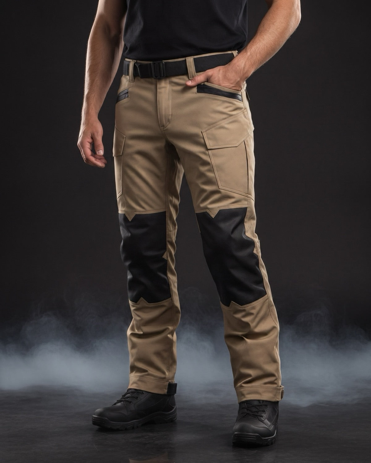 CRB trousers stretch test